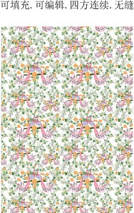 中国风花鸟图案  春季花鸟花卉