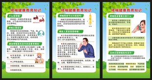 世界防治哮喘日展板