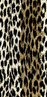 豹纹图案布料纹理特写