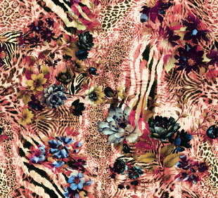 复古花卉抽象图案纹理