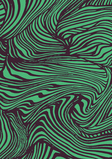 绿色动感线条抽象背景图