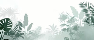 雾气磨砂膜效果绿植贴图