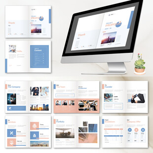 高端画册InDesign模板