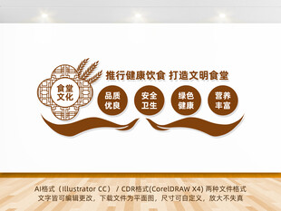 食堂文化健康饮食理念