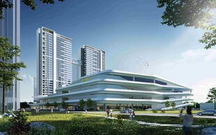 现代城市商务建筑景观