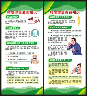 世界哮喘日展架