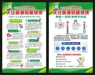 全国爱眼日海报