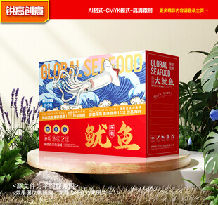 鱿鱼包装 海鲜礼盒