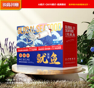 鱿鱼包装 海鲜礼盒
