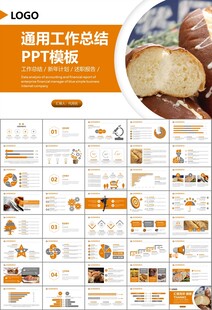 西餐高档餐厅美食面包糕点PPT