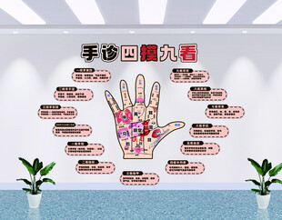 中医养生馆药食同源文墙形象背景