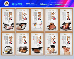 中医养生文化展板