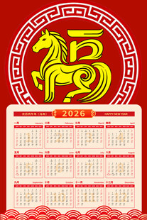 2026年马年日历