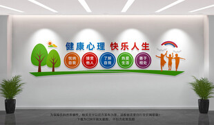 心理健康文化墙