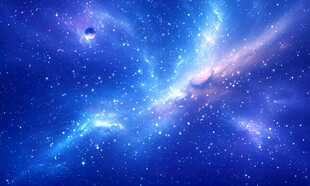 绚丽梦幻宇宙星空背景图