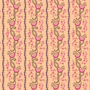 粉色花卉条纹图案背景