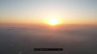 海上日出壮丽景观