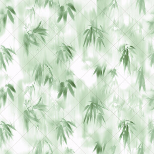 水墨风竹叶背景图