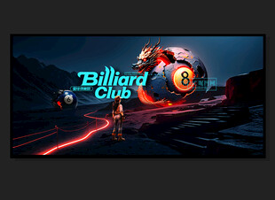 台球海报 