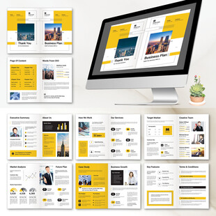 企业画册InDesign模板