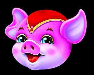 可爱粉色小猪卡通头像