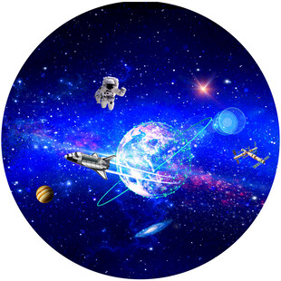 圆形星空