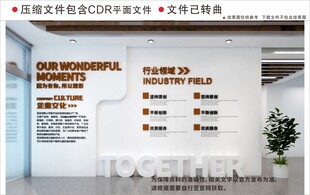 现代企业文化墙