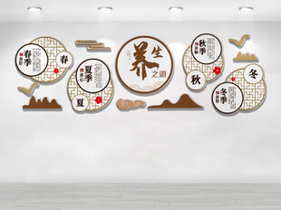 养生之道文化墙