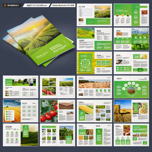 农业画册模板