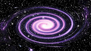 紫色星空旋涡背景