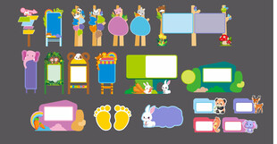 动物园萌宠园标识牌