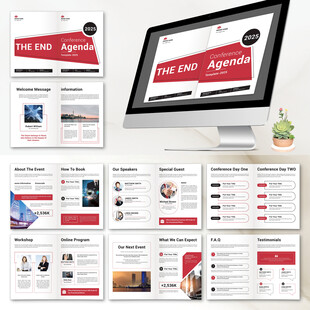 宣传画册InDesign模板