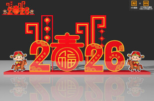 2026马年春节美陈雕塑