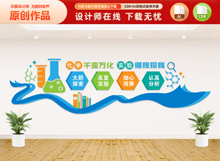 化学实验室文化墙
