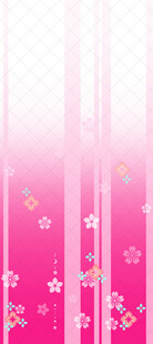 粉色花卉条纹背景图