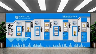 企业文化口号形象墙发展历程