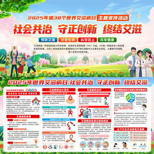 世界艾滋病日宣传栏