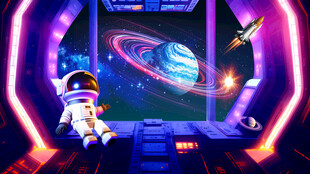 KTV星空背景