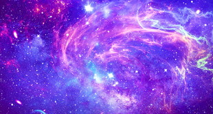 紫色星空背景