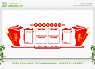 党建室文化墙 