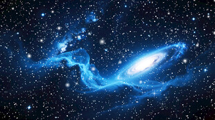蓝色宇宙星空