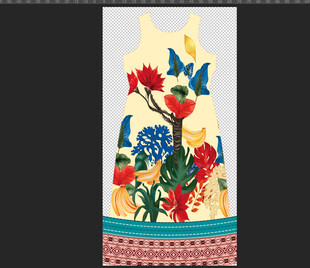 花卉蝴蝶装饰图案