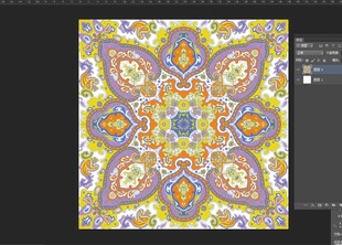 精美多彩几何花纹图案