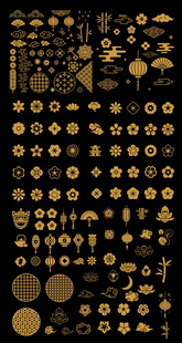 春节新年装饰元素免扣素材