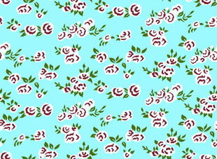 数码印花小碎花朵