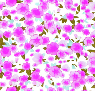 数码印花碎花花朵