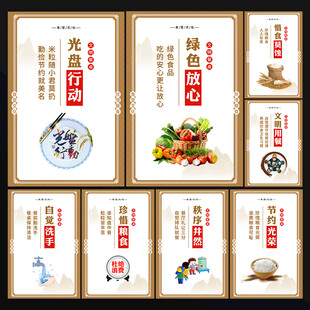 食堂文化展板