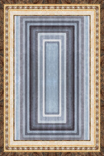 几何图案边框装饰画