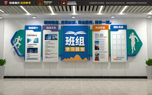 班组文化展示墙