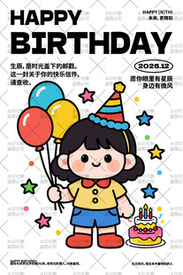 生日海报